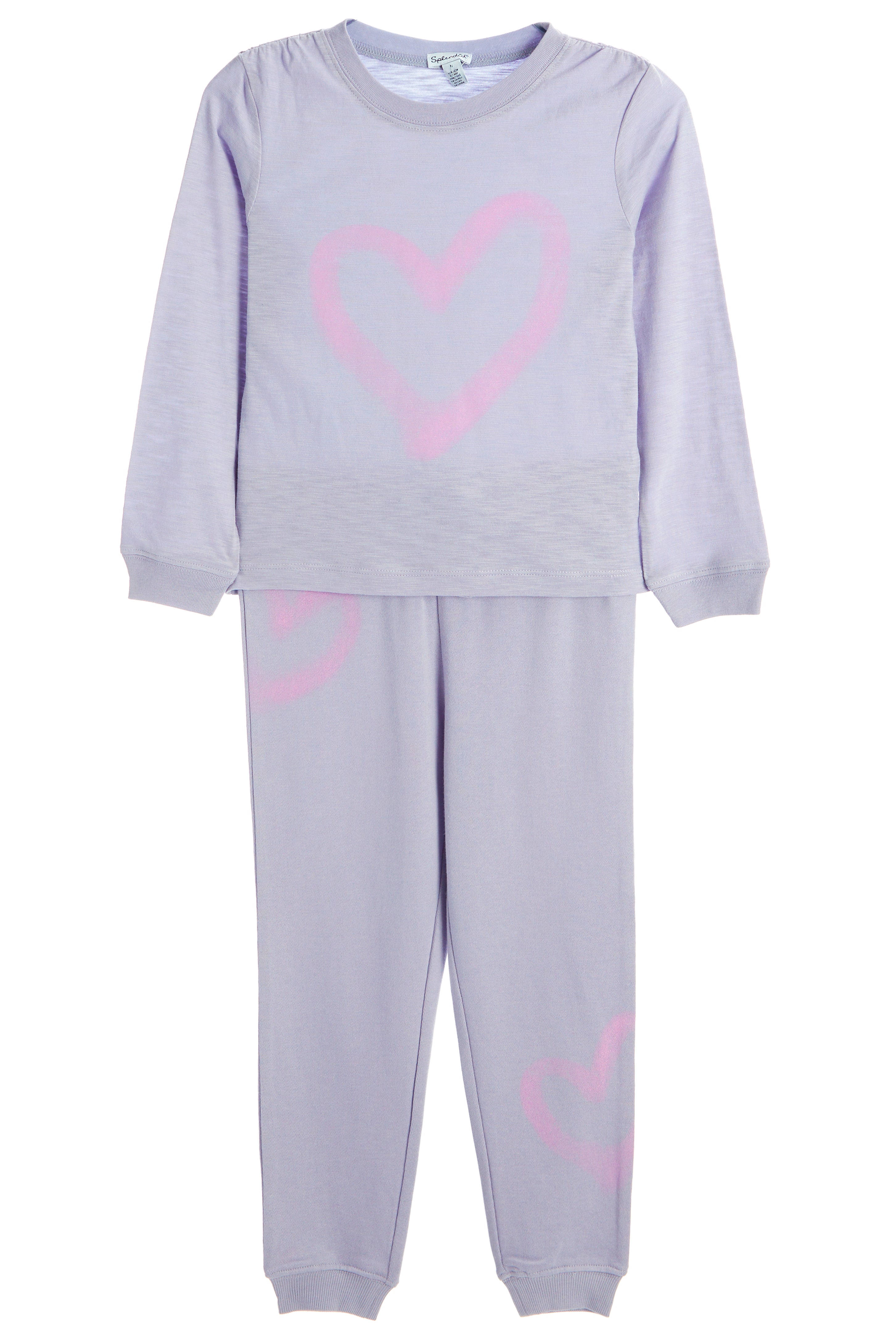2pc Heart Sweatpant Set - Denny's