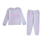 2pc Heart Sweatpant Set - Denny's