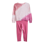 2pc Rosy Tie Dye Sweatshirt Set - Denny's