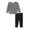 2pc "C`est La Vie" Stripe Legging Set - Denny's