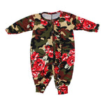 Camo Rose Ruffle Unionsuit - Denny's