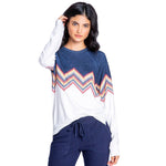 Lets Get Toasty Peachy Jersey Long Sleeve Top - Denny's