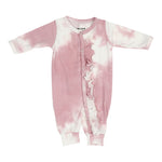 Tie Dye Ruffle Mauve Union Suit - Denny's