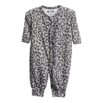 Grey Cheetah Ruffle Union Suit - Denny's