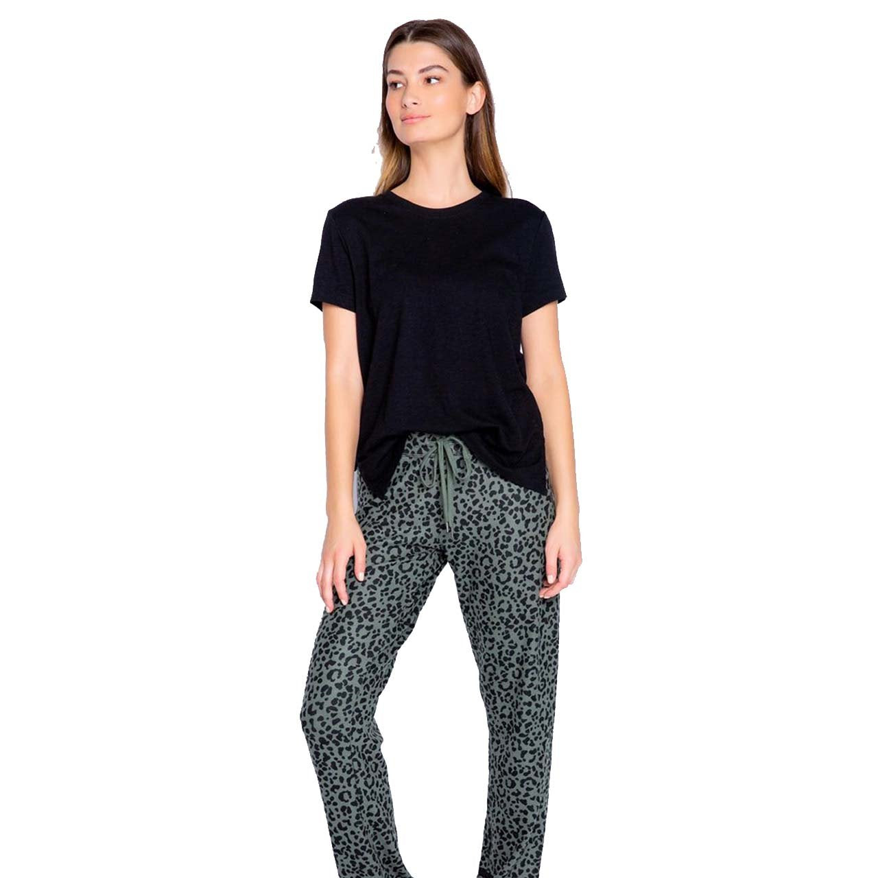 Running Wild Animal Print Jogger - Denny's