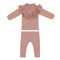 2pc Ruffle V Neck Set - Denny's