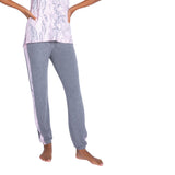 Marble Side Stripe Grey Jogger - Denny's