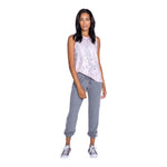 Marble Side Stripe Grey Jogger - Denny's