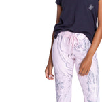 Pink Marble Jogger - Denny's