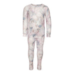 2 Piece Kids Long Sleeve Peachy Tie Dye Set - Denny's