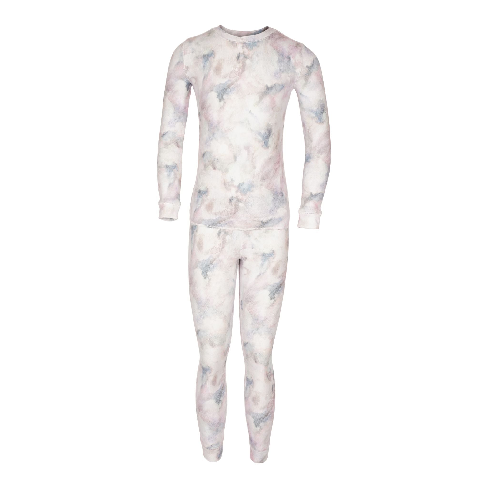 2 Piece Kids Long Sleeve Peachy Tie Dye Set - Denny's