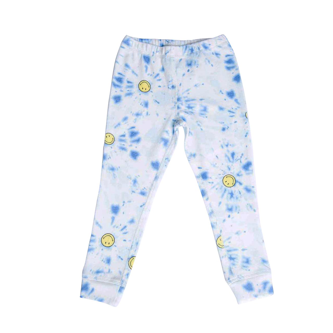 Kids 2pc Peachy Set Blue Tie Dye with Smiley Face - Denny's