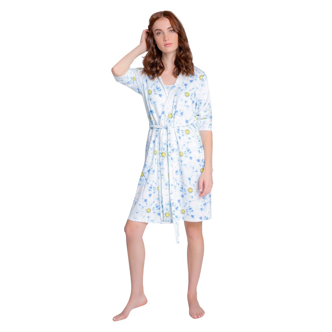 Tie Dye Smiles Robe - Denny's