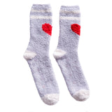 Heart Grey Socks - Denny's