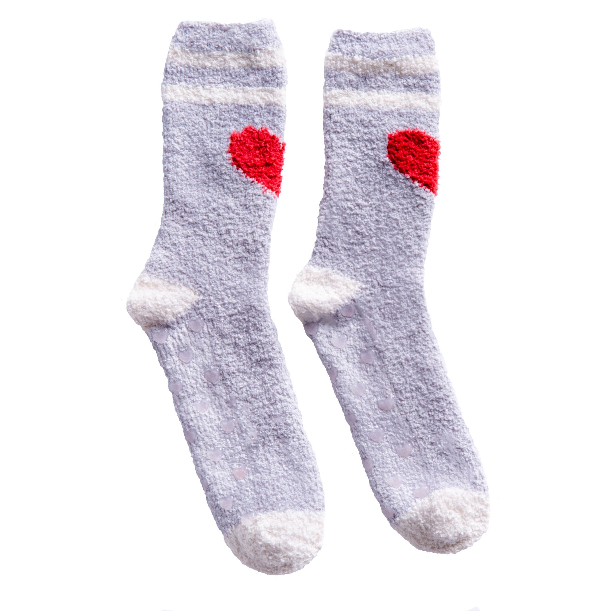 Heart Grey Socks - Denny's