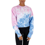 Pink Blue Tie Dye Crew Sweatshirt - Denny's