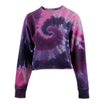 Pink Purple Spiral Crop Tie Dye - Denny's