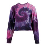 Pink Purple Spiral Crop Tie Dye - Denny's