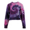 Pink Purple Spiral Crop Tie Dye - Denny's