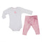Pink Crush 2pc Onesie Set - Denny's