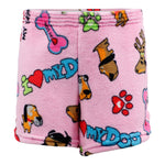 I Love Dogs Fuzzy Short - Denny's