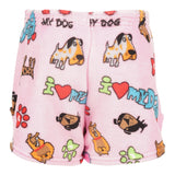I Love Dogs Fuzzy Short 7/14 - Denny's