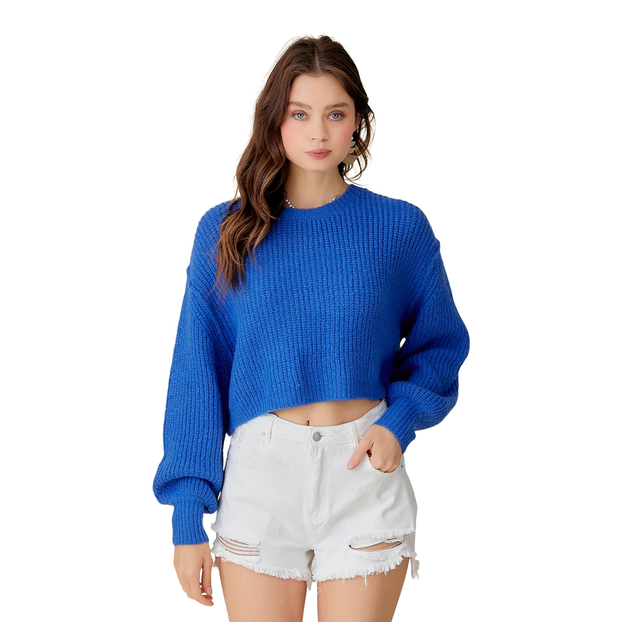 Crop Crew Sweater - Denny's