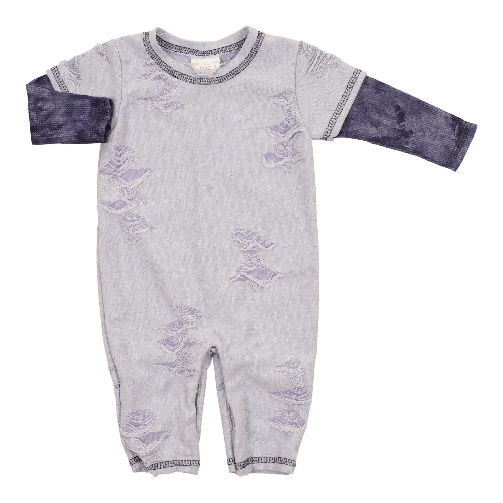 2fer Coverall Body Grundge Sleeve Waffle - Denny's