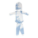 3pc. Tie Dye Onesie Pant & Hat Set - Denny's