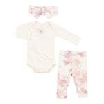 3pc Take Home Pant Onesi Headband Blush Lav T/D - Denny's