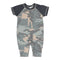 Short Sleeve Camo Raglan Coverall - Denny's