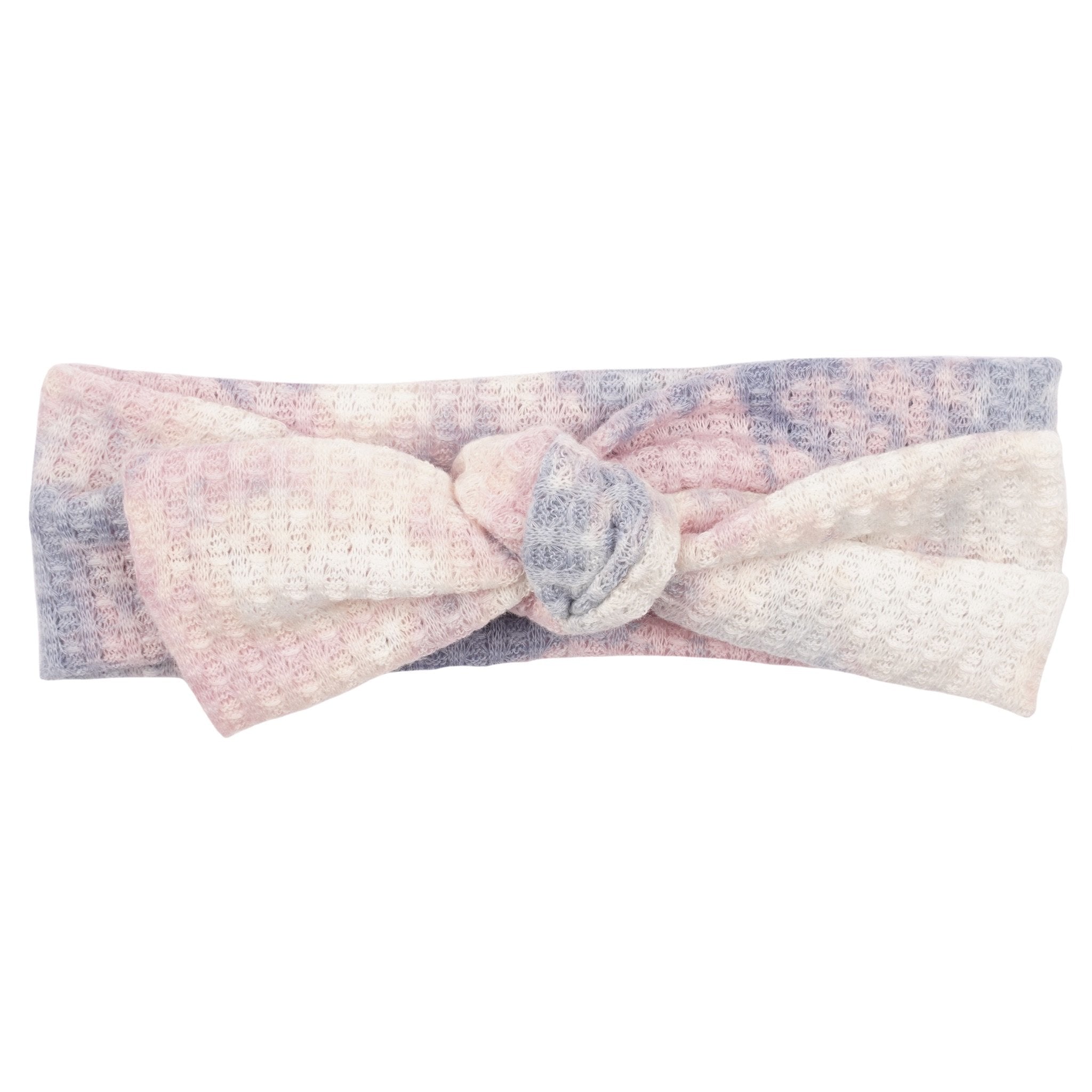 Pink & Blue Tie Dye Waffle Headband - Denny's