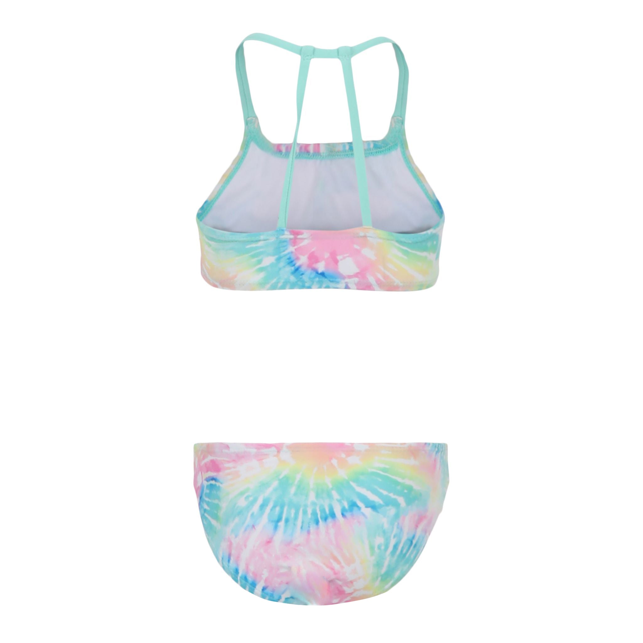 2pc Neon Pastel Tie Dye Bikini - Denny's