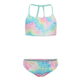 2pc Neon Pastel Tie Dye Bikini - Denny's