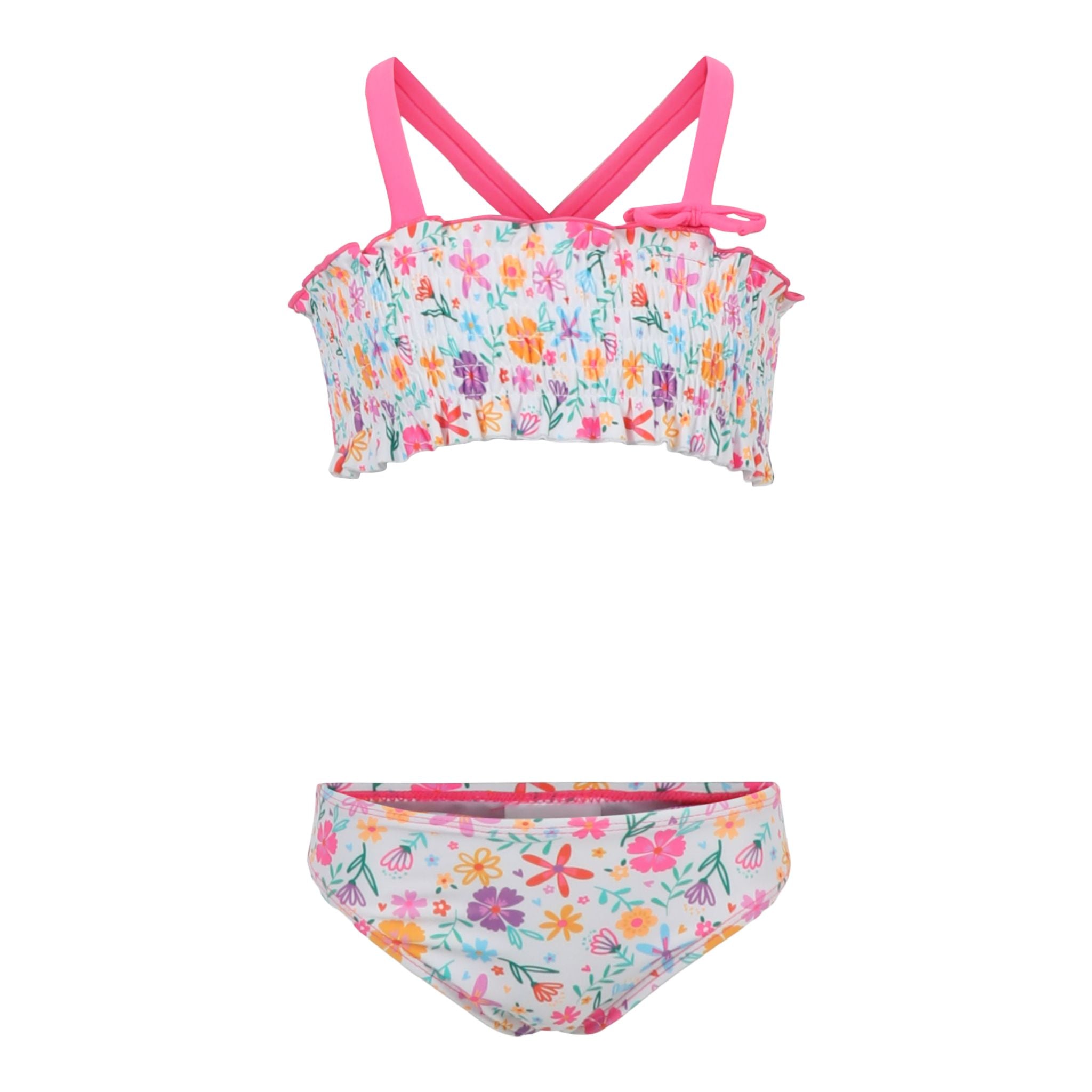 2pc Smocked Field of Flowers Bikini - Denny's