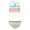 2pc Sparkled Stripe Bikini - Denny's