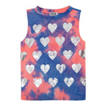 Silver Hearts Tank - Denny's