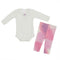 2pc Pink & Lavender Tie Dye Onesie Set - Denny's