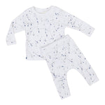 2pc Navy & Grey Splatt Rib Set - Denny's