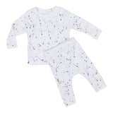 2pc Navy & Grey Splatt Rib Set - Denny's