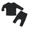 2pc Rib Charcoal & Light Blue Splatt Set - Denny's