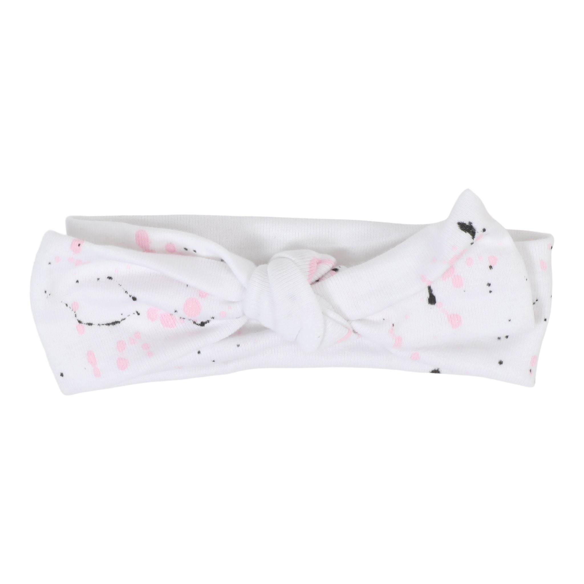 Black & Pink Splatter Headband - Denny's