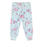 Blue Floral Jog Pant - Denny's