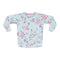 Blue Floral Sweatshirt - Denny's