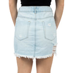 Distressed Mini Skirt - Denny's