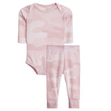 2pc Pink Camo Onesie Set - Denny's