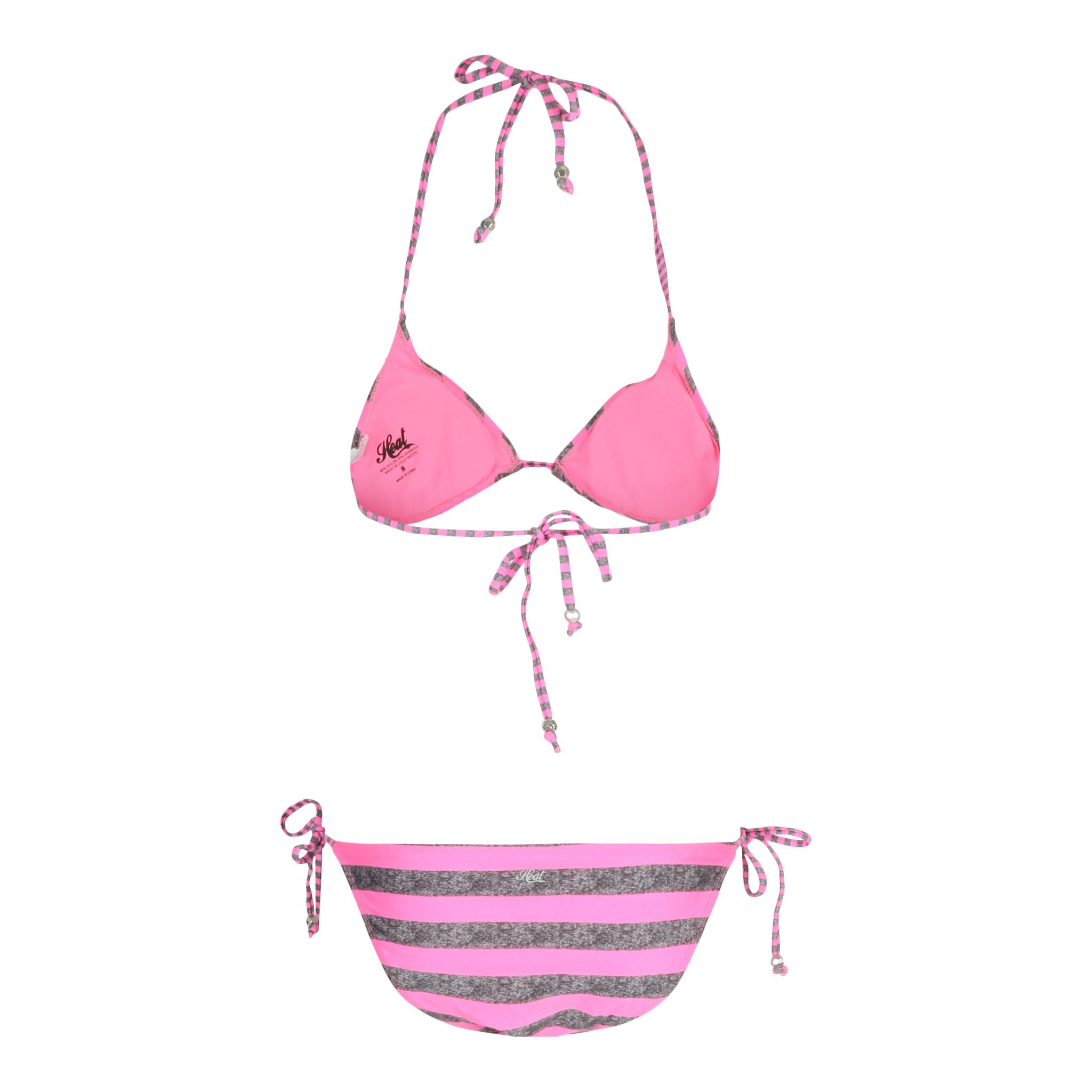 Sun Stripe Triangle &  Tie SIde Bottom - Denny's