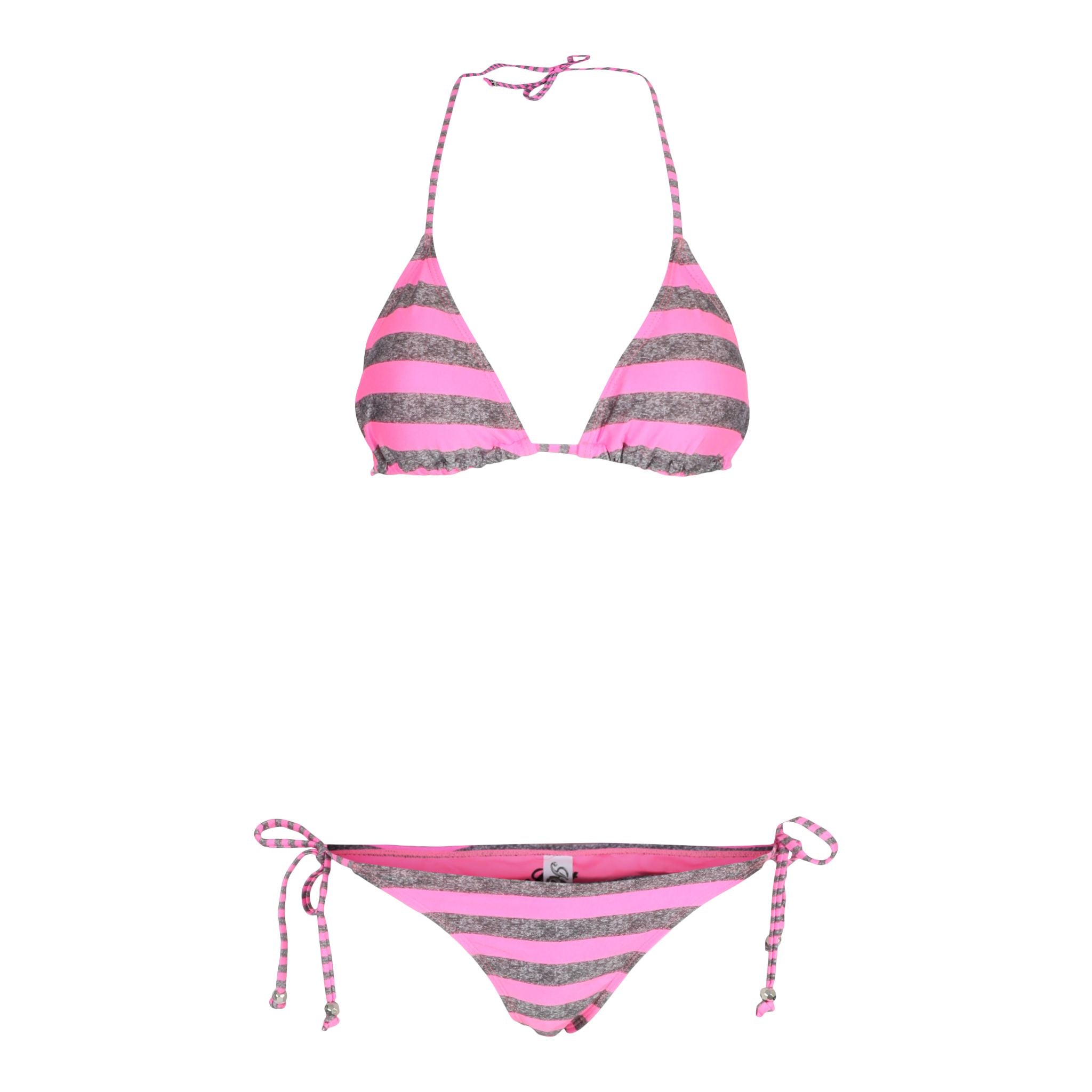 Sun Stripe Triangle &  Tie SIde Bottom - Denny's