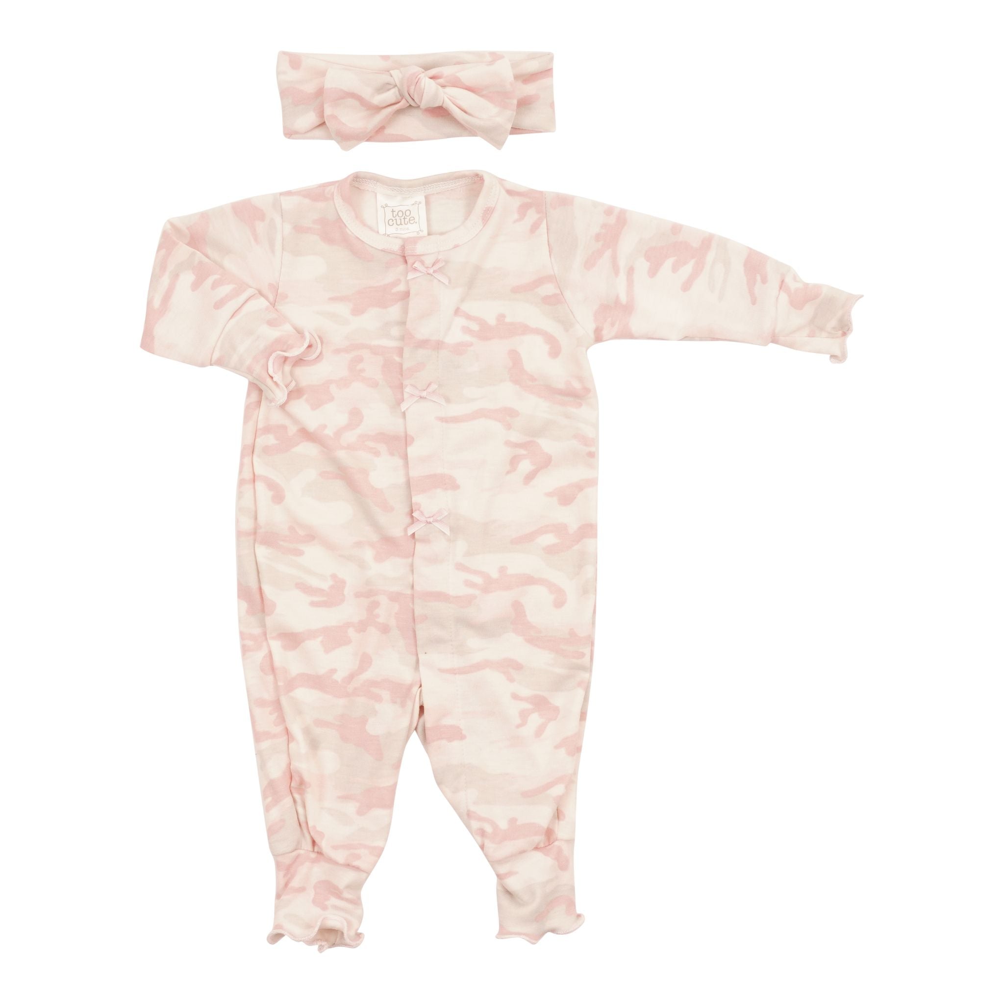 2 Piece Union Suit w Headband - Denny's