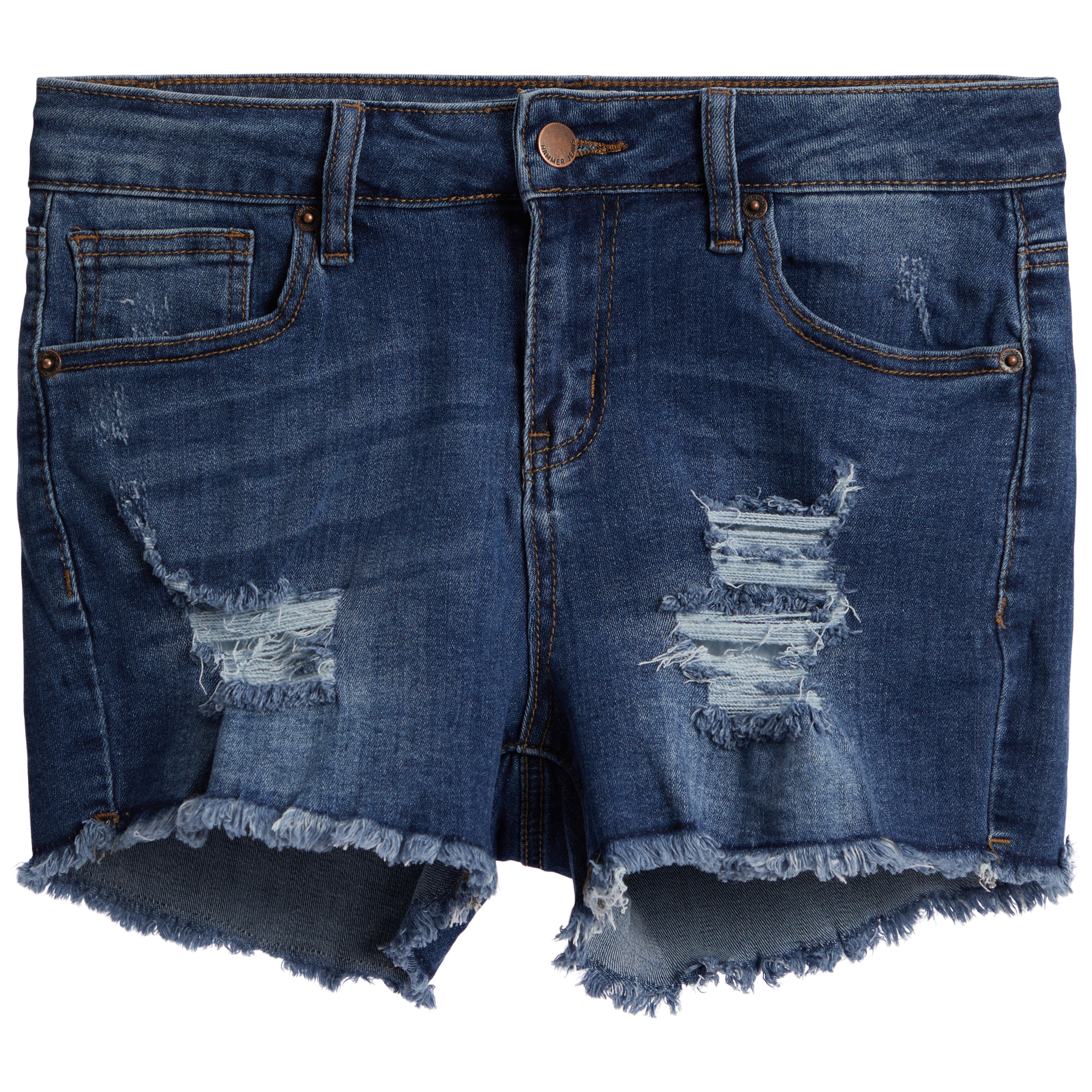 Distressed Cut Off Denim Short - Denny's